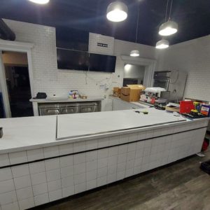 counter top food display case