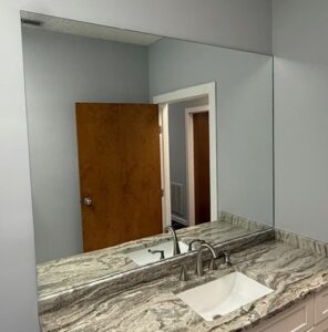 commercial bathroom mirror by Ace Glass in Richmond, Va.