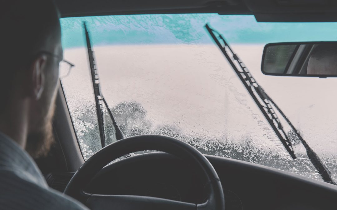 Inside Car Windshield