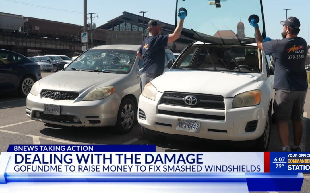 Ace Glass Technician Helps Richmond Drivers After Shockoe Bottom Vandalism Spree